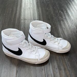 Nike Kids Blazer White and Black Sneakers